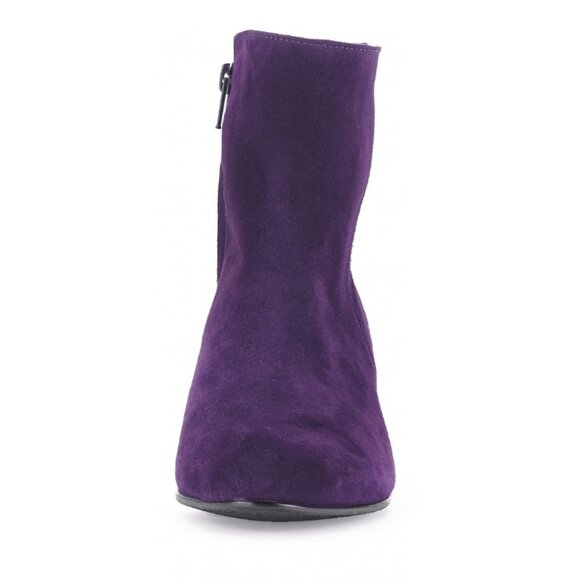 NWT GABOR Samtchevreau Purple Suede Zip-up Ankle Boots - Size 6.5 - Picture 7 of 17